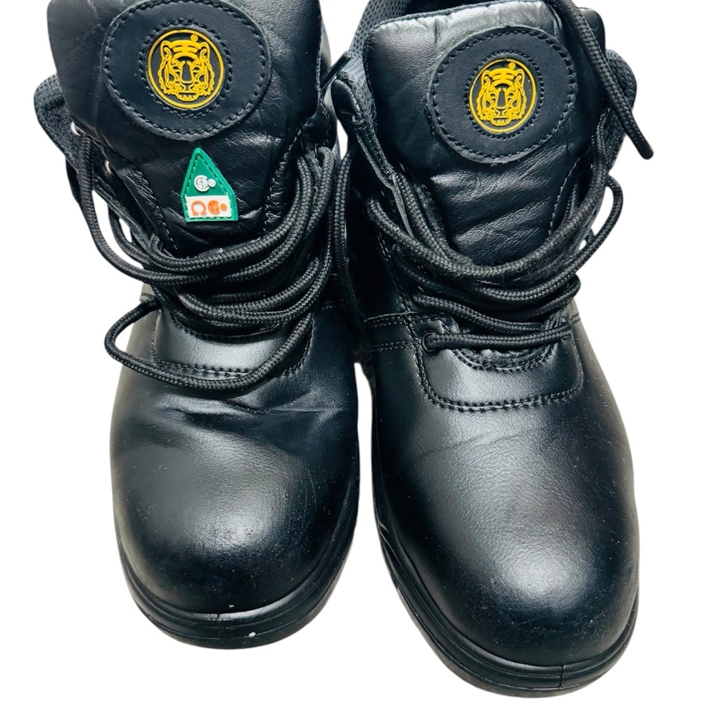 Black Men Steel Toe Shoes